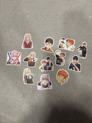 Lote Pegatinas Anime