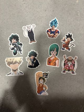 Lote Pegatinas Anime