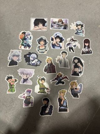 Lote Pegatinas Anime