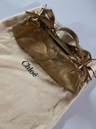 Bolso Chloé Dorado Vintage Frame Bag 90s-2000s