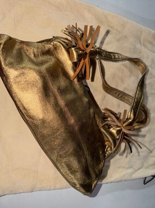 Bolso Chloé Dorado Vintage Frame Bag 90s-2000s
