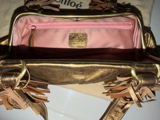 Bolso Chloé Dorado Vintage Frame Bag 90s-2000s
