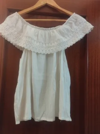 Ropa estilo Indios Blanco artesanal