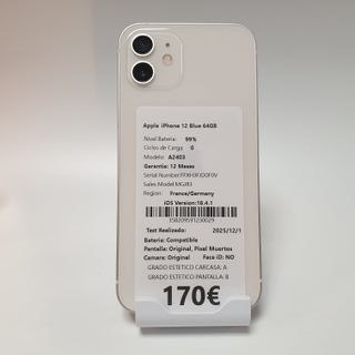 Apple iPhone 12 Blanco 64GB 358209591230029