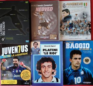 Lotto DVD Juventus + Libri + Gadget