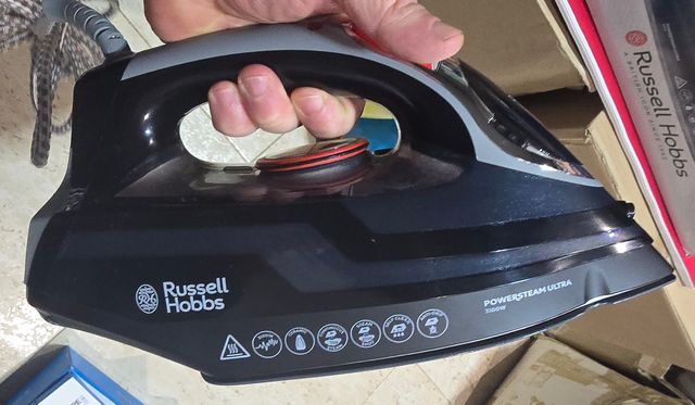 Russell Plancha vapor 3100W golpe 210g cerámica