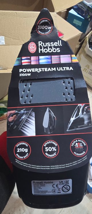 Russell Plancha vapor 3100W golpe 210g cerámica