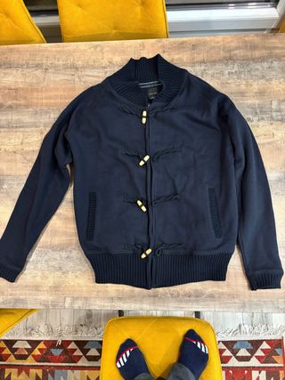 Chaqueta Zara Men Duffle Azul Marino