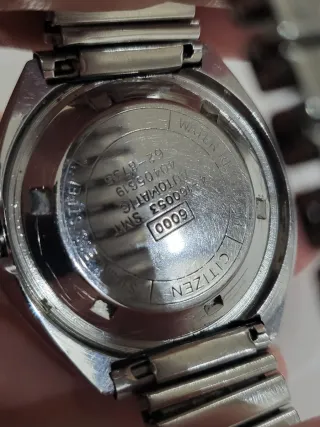 Citizen Automatic Orologio Uomo Argento Bianco