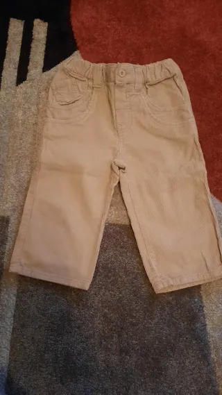 Pantalone neonato in velluto a costine