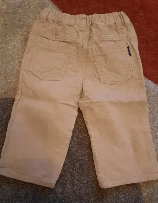 Pantalone neonato in velluto a costine