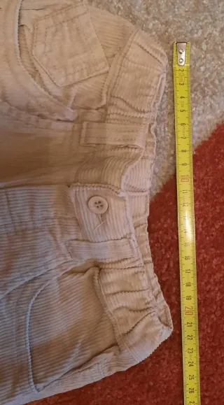 Pantalone neonato in velluto a costine