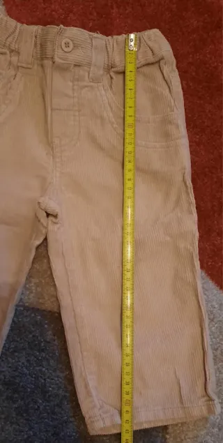 Pantalone neonato in velluto a costine