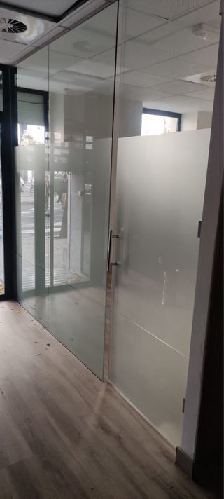 Puertas de cristal para oficina o comercio