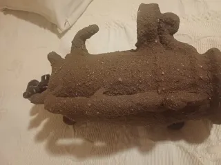 Jarrón de cerámica artesanal