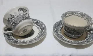 Set 2 Tazas y Platos" LA CARTUJA "
