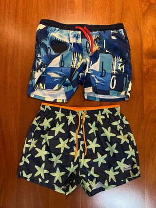 Bañador Tiburones y Estrellas Talla 14-16 Años