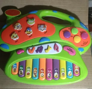 Piano Juguete Musical Animales Colores