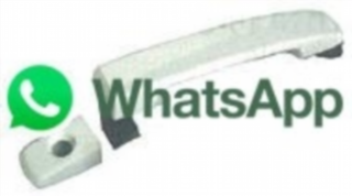 MANETA DE PUERTA DELANTERO IZQUIERDO NEGRO C/AGUJ