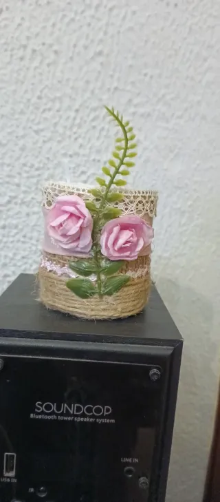 Decoración floral artesanal