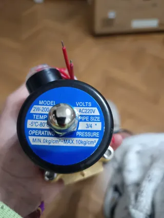 Electroválvula eléctrica