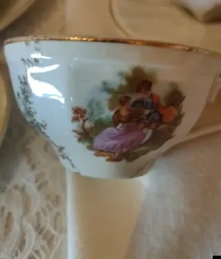 Juego de té Fragonard porcelana