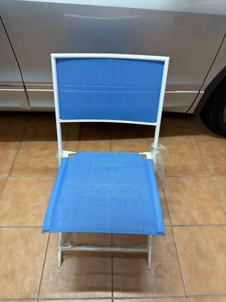 Sillas plegables acero inoxidable