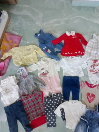 Set 20 pezzi abbigliamento neonata 3/6 mesi