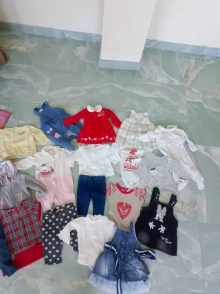 Set 20 pezzi abbigliamento neonata 3/6 mesi