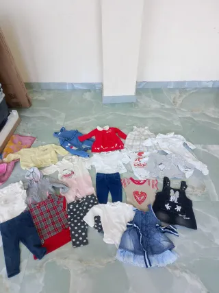 Set 20 pezzi abbigliamento neonata 3/6 mesi