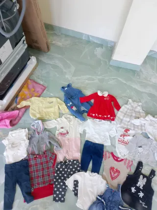 Set 20 pezzi abbigliamento neonata 3/6 mesi