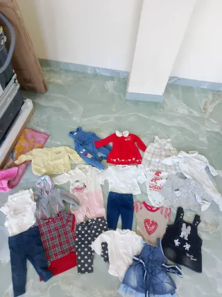 Set 20 pezzi abbigliamento neonata 3/6 mesi