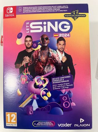 Let's Sing 2024 Nintendo Switch + 2 micros