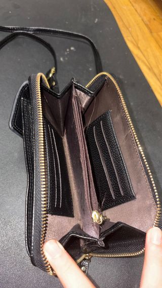 Cartera bandolera negra