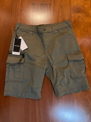 Pantalón corto cargo verde JACK JONES