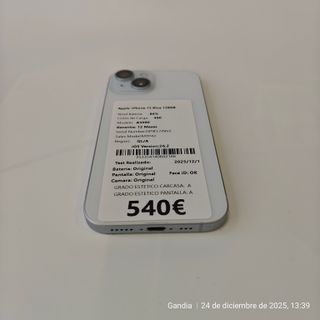 Apple iPhone 15 Azul 128GB 353354140842166