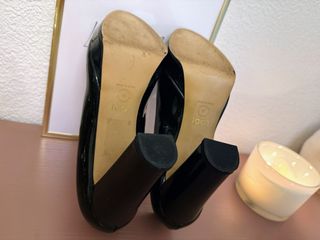 Zapatos tacón charol LODI negros