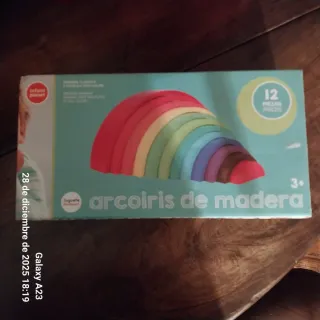 Arcoiris de Madera 12 Piezas
