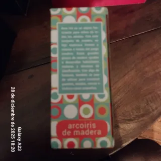 Arcoiris de Madera 12 Piezas