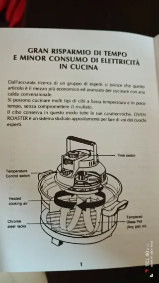 Forno Turbo 2001 Manuale e Ricettario