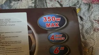 2 Altavoces QPertors 6" Pulgadas de 350W + Cables