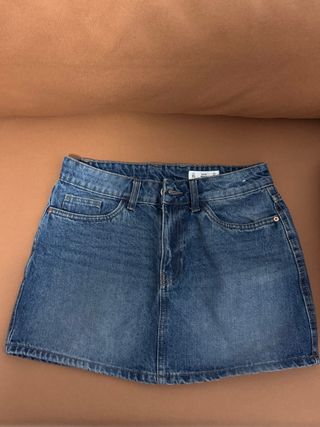 Falda vaquera azul