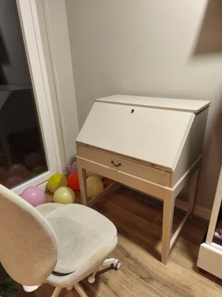 Escritorio Secreter IKEA Madera Beige