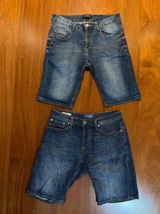 Pantalón corto tejano hombre T.42