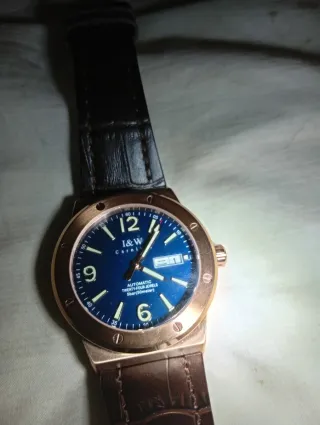 Reloj I W Carnival automático cristal zafiro,42 mm