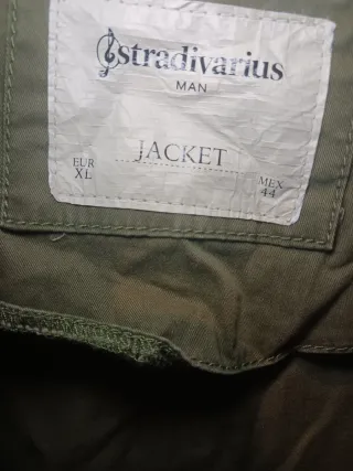 Chaqueta Stradivarius Verde Hombre