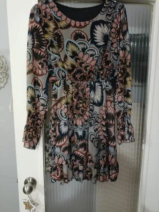 Vestido estampado entretiempo