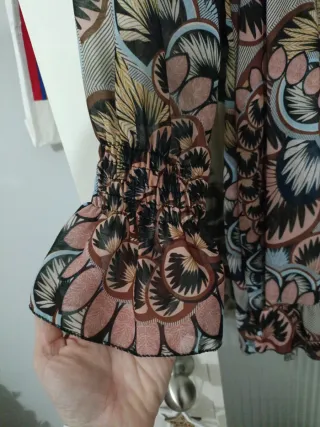 Vestido estampado entretiempo