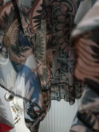 Vestido estampado entretiempo