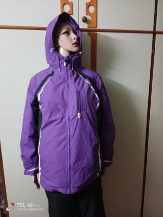 Completo sci viola donna